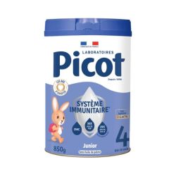 Picot Junior 4ème Âge Système Immunitaire - Vitamine D, fer et zinc pour bébé de 18 à 36 mois