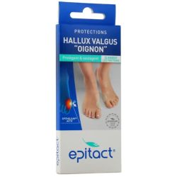 Epitact Protections Hallux Valgus Oignon - 2 Unités - Soulage les douleurs liées à l'Hallux Valgus