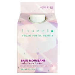 Inuwet Bain Moussant - Senteur Barbe à Papa - Mousse Généreuse et Crémeuse - 230ml