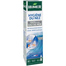 Humer Hygiène du Nez Adulte 150 ml – Spray eau de mer 100 % naturelle