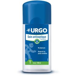 URGO Soin Antiseptique Chlorhexidine - Nettoie & Désinfecte - Spray de 100ml