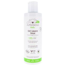 Alphanova Bébé Gel Lavant Doux Bio - 200 ml - Nettoyage délicat dès la naissance
