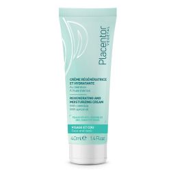 Placentor Végétal Crème Régénératrice et Hydratante - Peaux Sèches et Sensibles - 40 ml