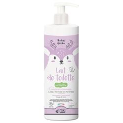 MKL Baby Green Lait de Toilette Bio - 400 ml - Nettoyage doux et hydratation pour la peau