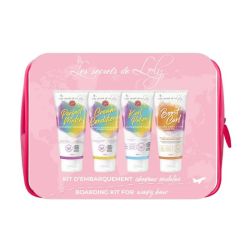 Les Secrets de Loly Trousse Cheveux Ondulés - 4 Soins en Format Voyage