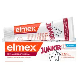 Elmex Dentifrice Anti-Caries Professional Junior 6-12 Ans Goût Menthe - 75ml