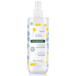 Klorane Bébé Eau Fraîche Parfumée - 500 ml - Rafraîchit, parfume et adoucit en douceur