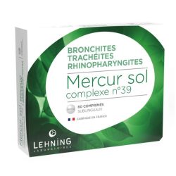 Lehning Mercur Sol Complexe N°39 - 60 Comprimés Sublinguaux