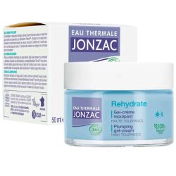 Eau thermale Jonzac Rehydrate Gel Crème Repulpant - 50ml - Peaux Sensibles Déshydratées