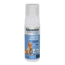 Biocanina Shampooing Antiparasitaire Mousse Sans Rinçage Chien et Chat - 150ml