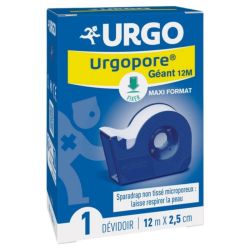 Urgo Urgopore Support Micro-Aéré 12m x 2,5cm - Sparadrap hypoallergénique sans trace