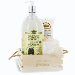 Les Petits Bains de Provence - Coffret Nature au Lait d'Ânesse - 1 coffret