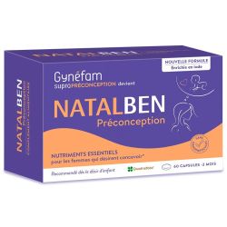 Effik Natalben Préconception - 60 Capsules - Préparation optimale à la grossesse