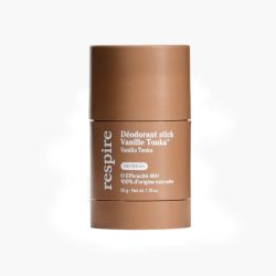 Respire Déodorant Stick Vanille Tonka 50g - Efficacité 48h naturelle et emballage zéro plastique