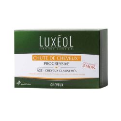 Luxéol Chute de Cheveux Progressive - 90 gélules - âge, cheveux clairsemés