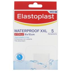Elastoplast Pansement Waterproof XXL Stérile - 5 Pansements