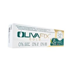 OlivaFix Gold Crème Adhésive Dentaire Organique 75g – Tenue et confort