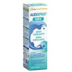 Audispray Dry - 30ml - Prévention de l'otite externe, facilite l'évaporation de l'eau, apaise la peau