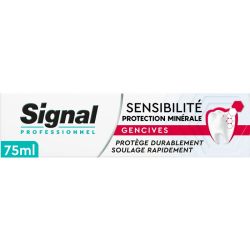 Signal Professionnel Dentifrice Sensibilité Gencives 75ml – Protection minérale et apaisement