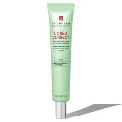 Erborian CC Red Correct Soin Correcteur Teinté SPF30 40ml – Crème de jour anti-rougeurs