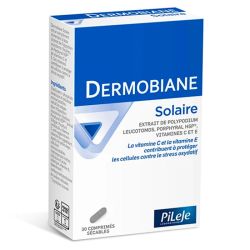 Pileje Dermobiane Solaire - 30 Comprimés - Protection et préparation de la peau au soleil