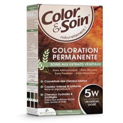 Les 3 Chênes Color & Soin Coloration Permanente - 5W Marron Doré