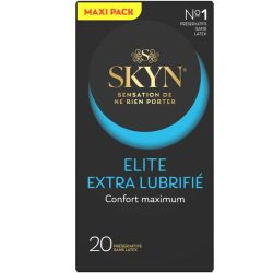 Skyn Elite - Préservatifs Extra Lubrifiés - 20 Préservatifs
