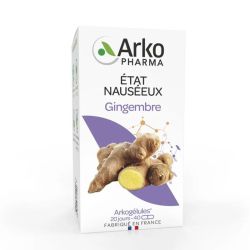 Arkopharma Arkogélules Gingembre - 40 Gélules - Digestion, Vitalité & Anti-nausées naturels