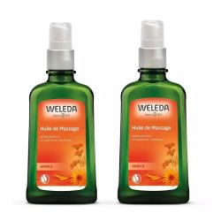 Weleda Huile de Massage à l'Arnica Bio Préparation & Récupération Sportives - 2 x 100ml