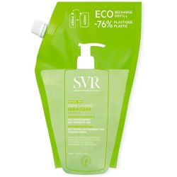 SVR Sebiaclear Crème Lavante Eco-Recharge - Aide à Réduire les Imperfections - 400 ml