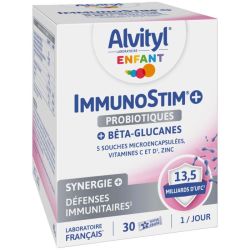 Alvityl Enfant Immunostim+ 30 Sachets - Dès 3 ans - Défenses Immunitaires