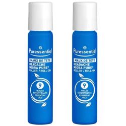 Puressentiel Maux de tête Migra Pure - 2 x 5 ml - Soulage naturellement les tensions et les maux de tête