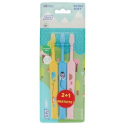 TePe Mini Brosse à Dents Extra-Souple - Coloris Aléatoire - Nettoyage doux dès la première dent