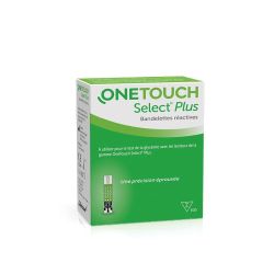 Lifescan Bandelettes Réactives OneTouch Select® Plus - 100 Bandelettes