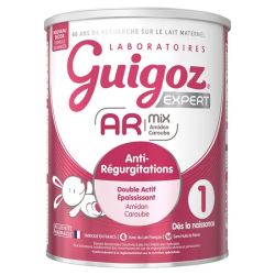 Guigoz Expert AR Mix 1 Lait 1er Âge Dès la Naissance Jusqu'à 6 Mois 780g – Anti-régurgitations