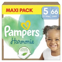 Pampers Harmonie Couches Bébé Taille 5 (11/16 kg) - 66 Couches