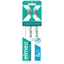 Elmex Sensitive Professional Brosse à Dents Extra Souple Hypersensibilité Dentaire - Lot de 2