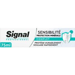 Signal Professionnel Dentifrice Sensibilité Complet 75ml – Protection minérale intégrale