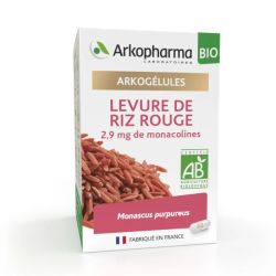 Arkogélules Levure de Riz Rouge Bio 120 gélules