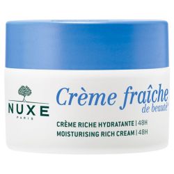 Nuxe Crème Fraîche de Beauté Crème Riche Hydratante 48H - 50 ml - Hydratation intense et confort immédiat