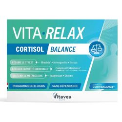 Vitavea Vita Relax Cortisol Balance Réduction du Stress - 30 Gélules