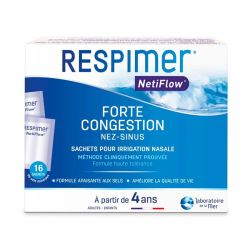Respimer Netiflow - Irrigation Nasale - Recharge de 16 sachets