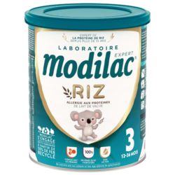 Modilac Expert Riz 3ème Âge 12-36 Mois 800g – Lait de croissance sans lactose