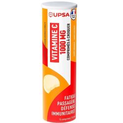 UPSA Vitalité Vitamine C 1000mg 15 Comprimés à croquer – Énergie et immunité