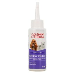 Clément-Thékan Soin des Oreilles Chien et chat - Nettoie, Purifie, Apaise et Hydrate les Oreilles - 100ml