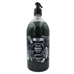 Le Comptoir du Bain Savon de Marseille Surgras Extra-Doux Balade Givrée Edelweiss 1 L - Nettoyage doux corps et mains