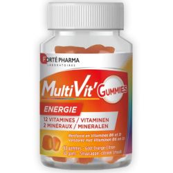 Forté Pharma Multivit' Énergie - 60 Gummies - Vitalité quotidienne et soutien de l’immunité