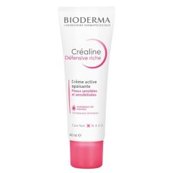 Bioderma Créaline Défensive Riche Crème Active Apaisante 40 ml – Crème de jour nourrissante et fortifiante peaux sèches