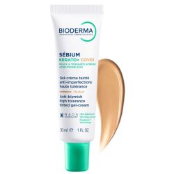 Bioderma Sébium Kerato+ Cover Gel-Crème Teintée Médium Anti-Imperfections - 30ml