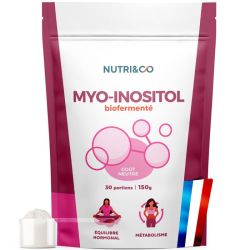 Nutri&Co Myo-Inositol - 150 g - Équilibre, vitalité et soutien hormonal naturel